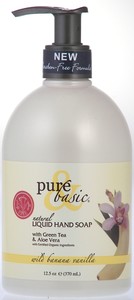 LIQ HAND SOAP WLD BANA/VA Case of 1 / 12.5 OZ from Pure & Basic