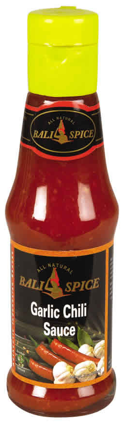 CHILI SAUCE,GARLIC Case of 6 / 7 OZ from Bali Spice