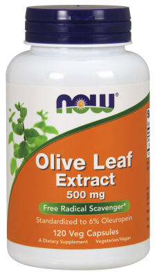 NOW: OLIVE LEAF EXT 500mg  120 VCAPS 1
