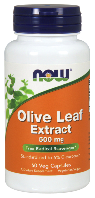 NOW: OLIVE LEAF EXT 500mg    6  60 VCAPS 1