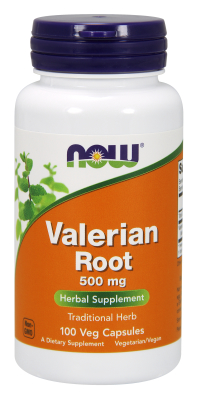 NOW: VALERIAN ROOT 500mg  100 CAPS 1