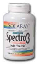 Spectro 3 Iron Free 90 ct 90ct from Solaray