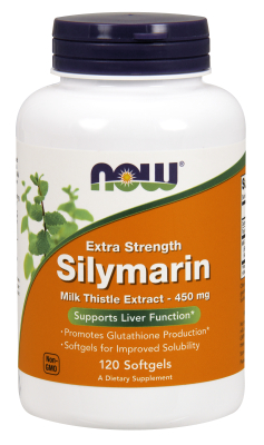 NOW: Extra Strength Silymarin 450mg 120 Gels