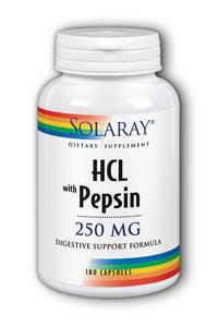 HCl with Pepsin 180ct from Solaray