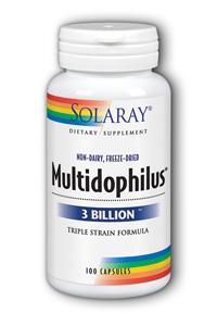 Multidophilus Lactic Flora 100ct 3bil from Solaray