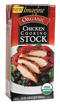 COOKING STOCK,OG,CHICKEN Case of 12 / 32 OZ from Imagine Foods