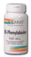 Free-Form DL-Phenylalanine 60ct 500mg from Solaray