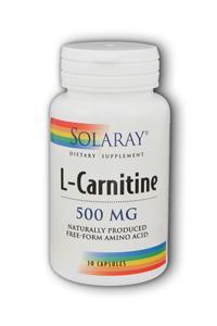 Solaray: Free-Form L-Carnitine 30ct 500mg