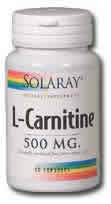Free-Form L-Carnitine 30ct 500mg from Solaray