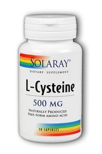 Free-Form L-Cysteine 30ct 500mg from Solaray