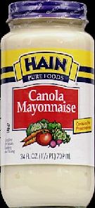 MAYONNAISE,CANOLA - 12 / 24 OZ from Hain Pure Foods Co Inc