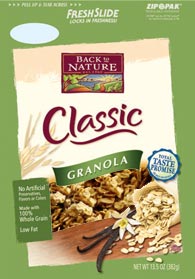 GRANOLA,CLASSIC - 6 / 15 OZ from Back To Nature (Organic Milling)