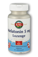 Kal - Melatonin lozenge 5mg 30 ct
