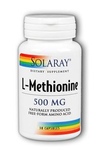 Free-Form L-Methionine 30ct 500mg from Solaray
