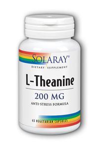 L Theanine 45 ct 200mg from Solaray