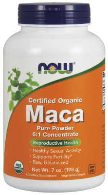 NOW: Maca Organic Pure Powder 7 oz Powder