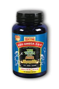 Health From the Sun: The Total EFA Junior (Orange) 90 ct Chw