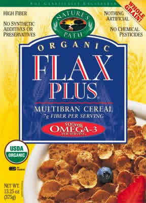 CEREAL,OG,FLAX PLUS Case of 12 / 13.25 OZ from Nature's Path