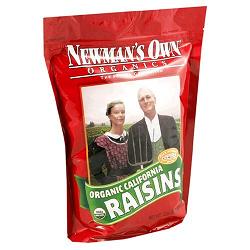 RAISINS,OG,BAG Case of 12 / 6 OZ from Newman's Own Organics
