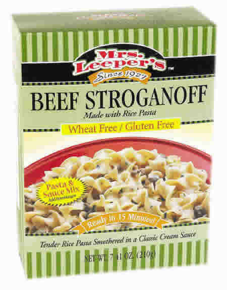 DINNER,BEEF STROGANOFF Case of 12 / 7.41 OZ from Mrs Leeper's