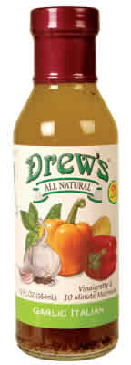 DRESSING,GARLIC ITALIAN Case of 12 / 12 OZ from Drews All Natural