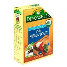 Melba toast,og,plain,ff Case of 12 / 5 OZ from Devonsheer