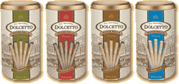 WAFER ROLLS,VANILLA Case of 6 / 14.1 OZ from Dolcetto