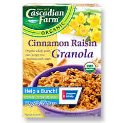 Cascadian Farm: Granola,og,cinn raisin 17 OZ