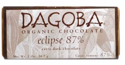 Choc bar,og,eclps,drk 87% Case of 12 / 2 OZ from Dagoba Chocolate