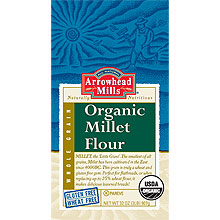 FLOUR,OG,MILLET Case of 1 / 2# from Arrowhead Mills