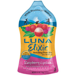 Luna elix,og,rspbry lyche Case of 15 / .5 OZ from Clif Bar