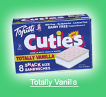 CUTIES,TOTALLY VANILLA Case of 12 / 8 PACK from Tofutti Brand Inc