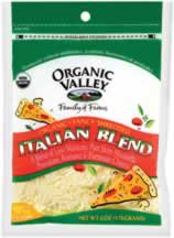 4-CHS ITAL BLND Organic SHRED Case of 12 / 6 OZ from Organic Valley