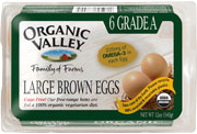 Organic Valley: Eggs,omga3,og,brn,lg,gr a 6 PACK