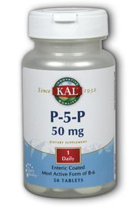 Kal: P-5-P The Most Active Form of B6 50ct