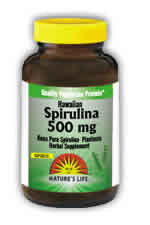 Hawaiian Spirulina 500 mg 100ct from Natures Life