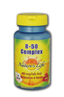 B-complex, 50 mg, 50ct