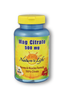 Magnesium citrate 500mg, 60 ct Vegetarian