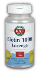 Biotin 1000 100ct 1000mcg from Kal