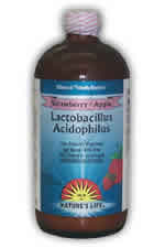 Straw-Apple Acidophilus 16oz from Natures Life