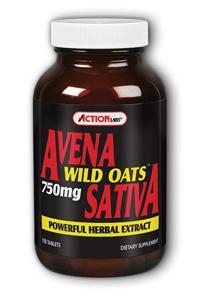 Avena Sativa Wild Oats 100ct 750mg from Action Labs