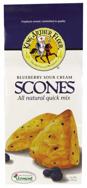 Scones,blueberry sr crm Case of 6 / 14 OZ from King Arthur