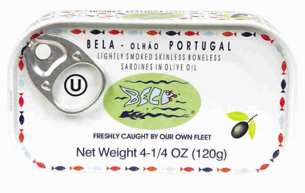 S&B SARDINES IN OLIVE OIL - 12 / 4.25 OZ from Bela-Olha Sardines