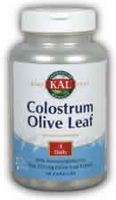 Colostrum with Olive Leaf 60ct from Kal