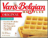 WAFFLES,ORIGINAL Case of 12 / 8 OZ from Van's International Foods