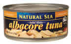 Natural Sea: Tuna,white albacore,n s 6 OZ