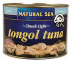 TUNA,CHK LGT TONGOL,SALTD Case of 6 / 66.5 OZ from Natural Sea