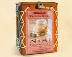 Flowering tea bin,jewel Case of 4 / 92 G from Numi Tea