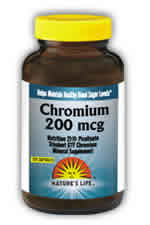 Chromium 200 mcg 100ct from Natures Life