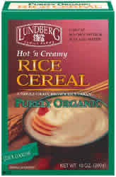 CRMY RICE CEREAL,PURE OG Case of 12 / 10 OZ from Lundberg Farms